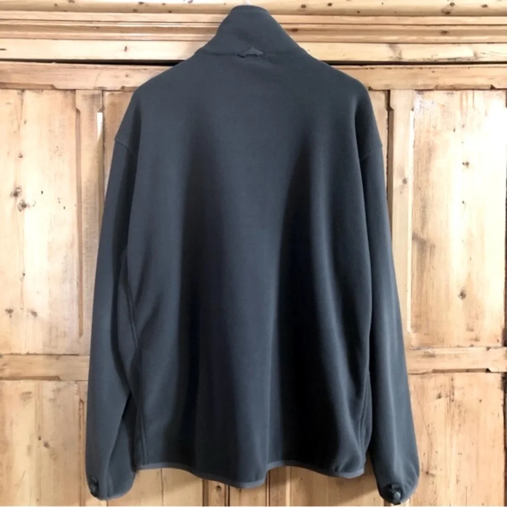 The North Face Men's Charcoal Gray Lightweight Fleece Jacket
